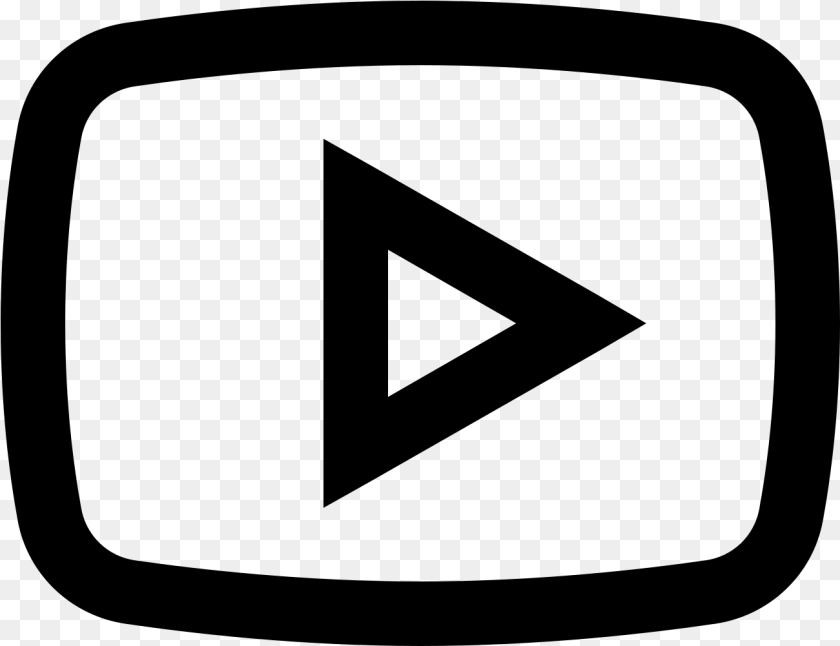 Play Button Icon Black Youtube Logo, Gray Transparent PNG