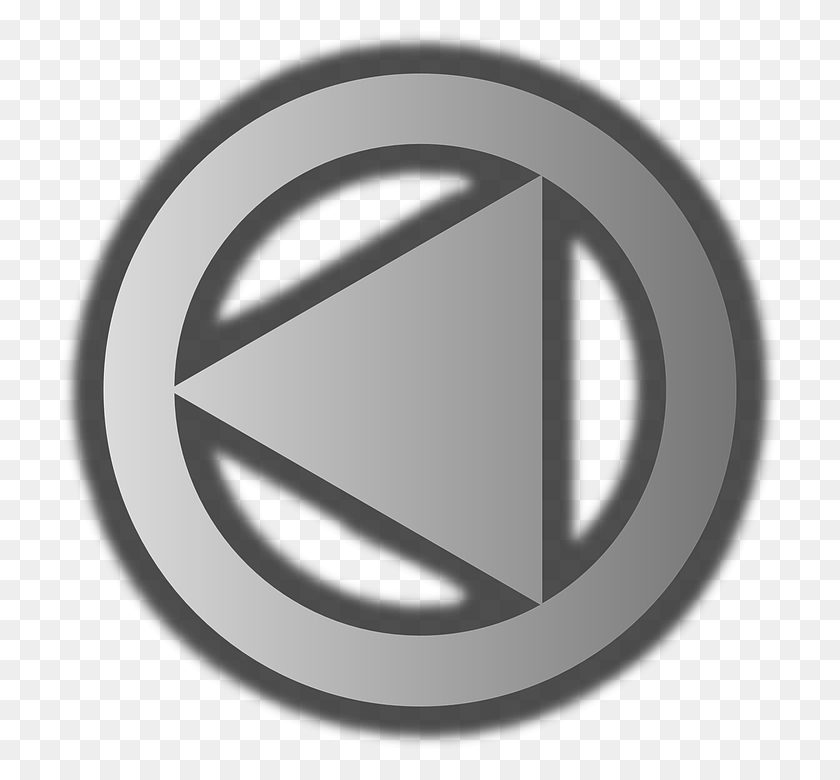 720x720 Play Grey Icon Triangle Clip Art, Tape, Symbol, Logo HD PNG Download