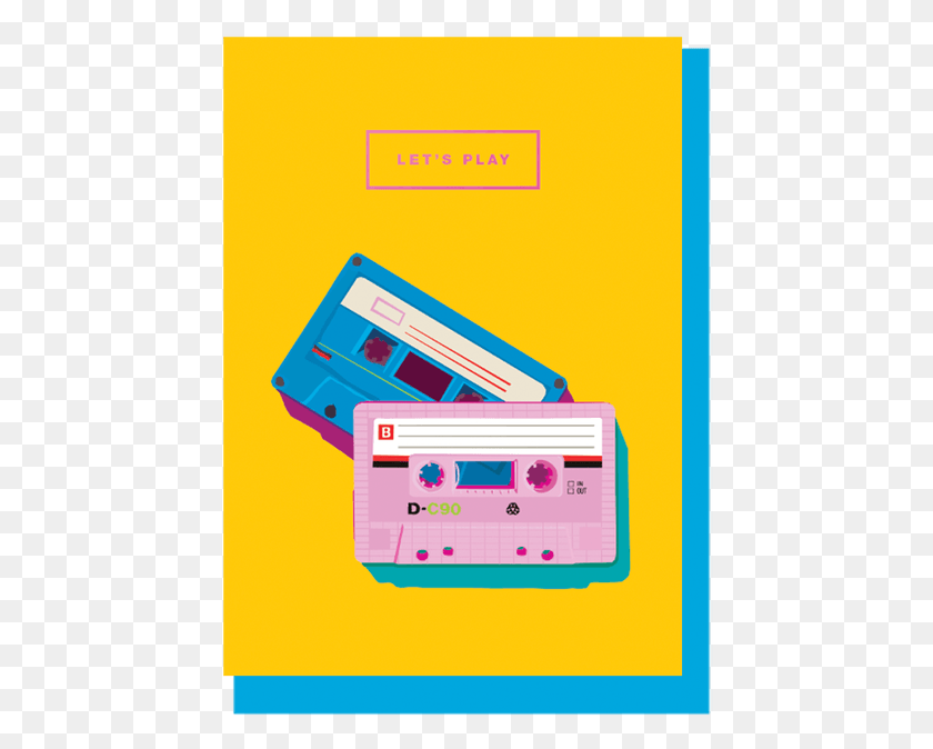444x614 Play39 Ilustración, Cassette, Texto Hd Png