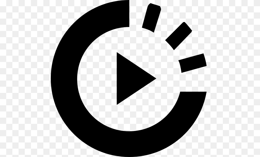 512x507 Playback Video Youtube Icon With And Vector Format For Gray Clipart PNG