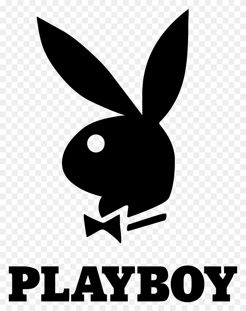 5542x7118 Playboy Logo Logotype Doméstico Conejo, Aire Libre, Naturaleza Hd Png