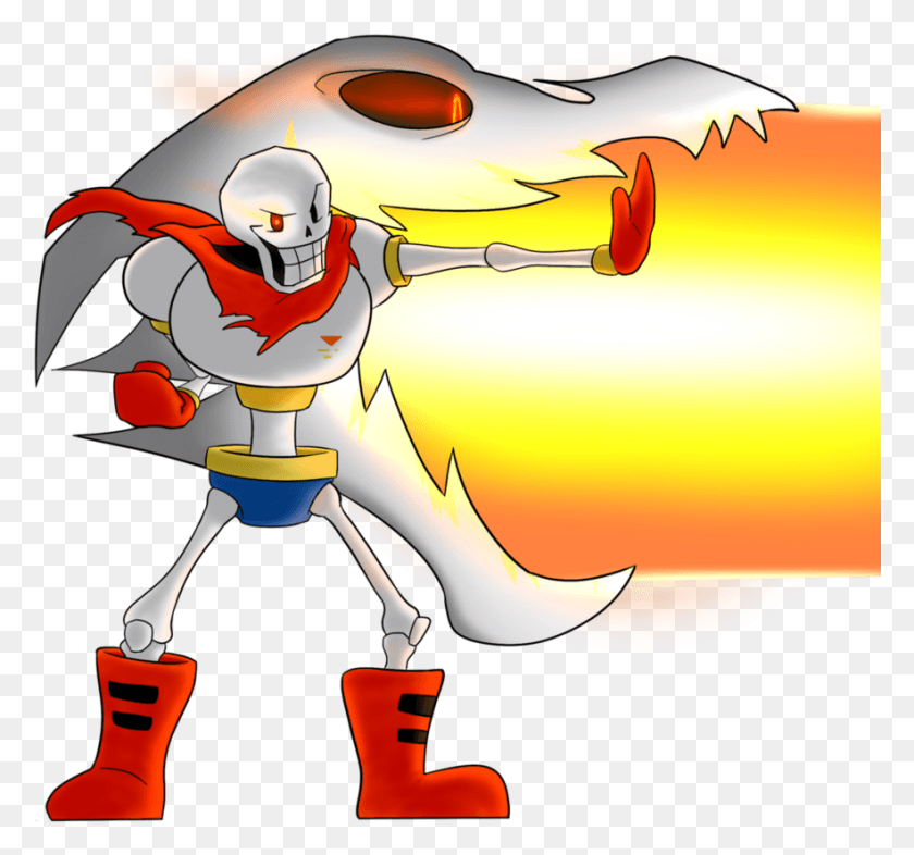 883x823 Played Undertale As Well Of Course And I Confess Papyrus With Gaster Blaster, Animal, Graphics HD PNG Download