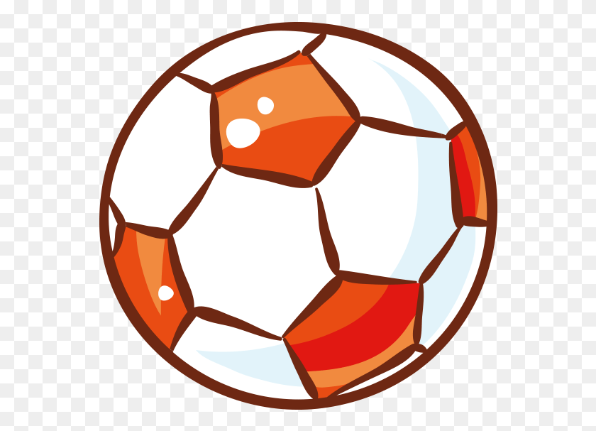 562x547 Player American Football Sticker Emoji Free Clipart Transparent Soccer Ball Outline, Ball, Soccer, Football HD PNG Download