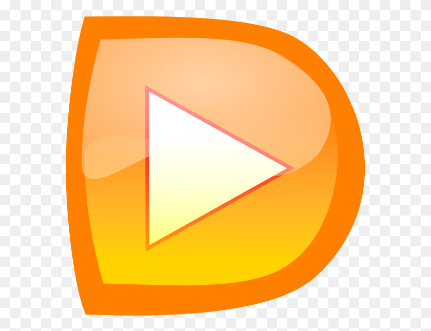 585x585 Player Play Images Orange Play Button, Triangle, Symbol HD PNG Download