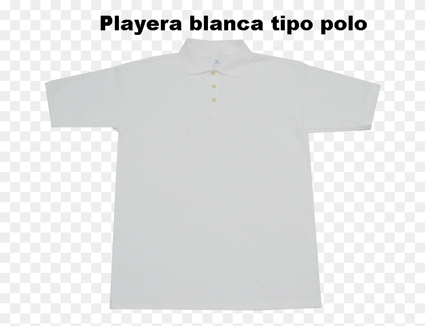666x585 Playera Blanca Tipo Polo Shirt, Clothing, Apparel, Sleeve HD PNG Download