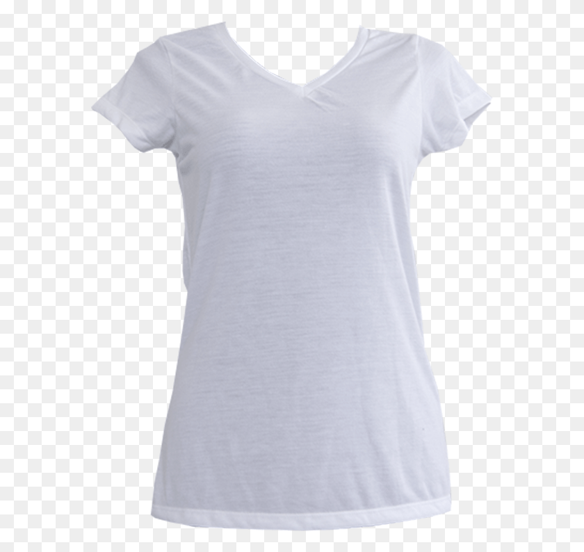 579x734 Playera Cuello V Sublit39s Para Dama Playeras Polo Blancas De Mujer, Clothing, Apparel, T-shirt HD PNG Download