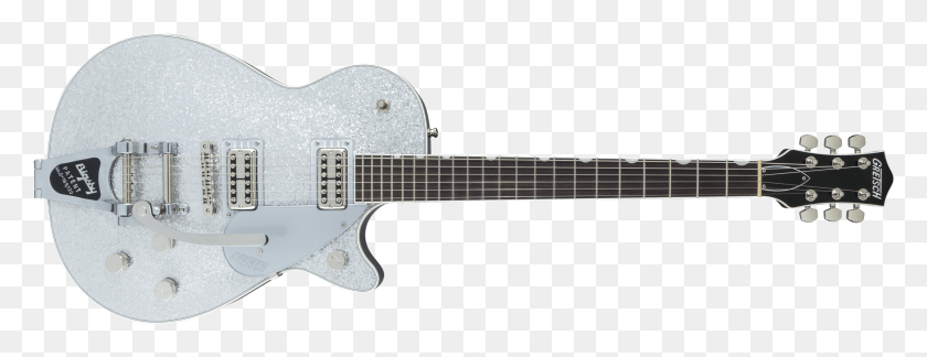 2393x810 Players Edition Jet Ft With Bigsby Rosewood Gretsch Duo Jet G6128t Black, Guitar, Leisure Activities, Musical Instrument HD PNG Download