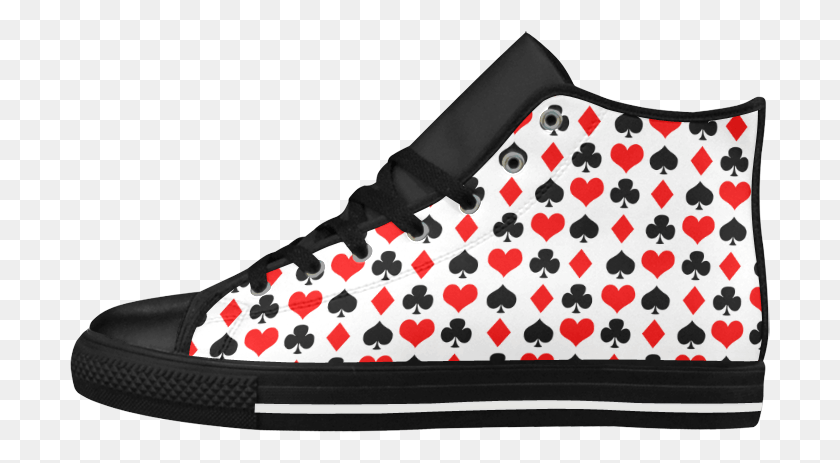 701x403 Playing Cards Suits By Artformdesigns Aquila High Top Polka Dot, Clothing, Apparel, Shoe HD PNG Download