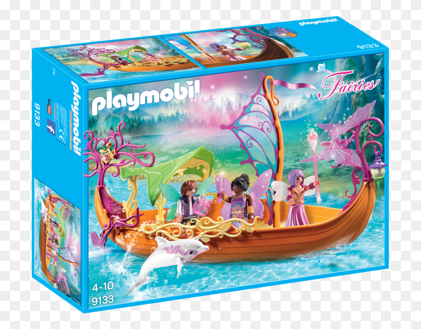 715x596 Playmobil 9133 Barca Magica Delle Delle Delle Fate Playmobil Enchanted Fairy Ship, Person, Human, Dvd HD PNG Download