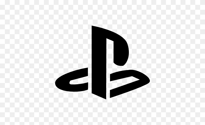 512x512 Playstation Logo, Symbol, Text Sticker PNG