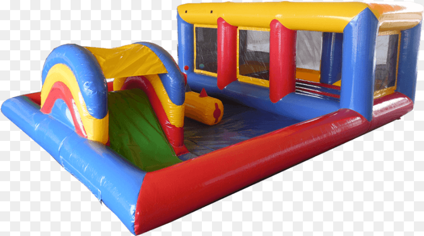 941x525 Playzone With Bouncing Bed Amp Roofed Ball Pond Inflatable, Play Area, Indoors, Car, Transportation PNG