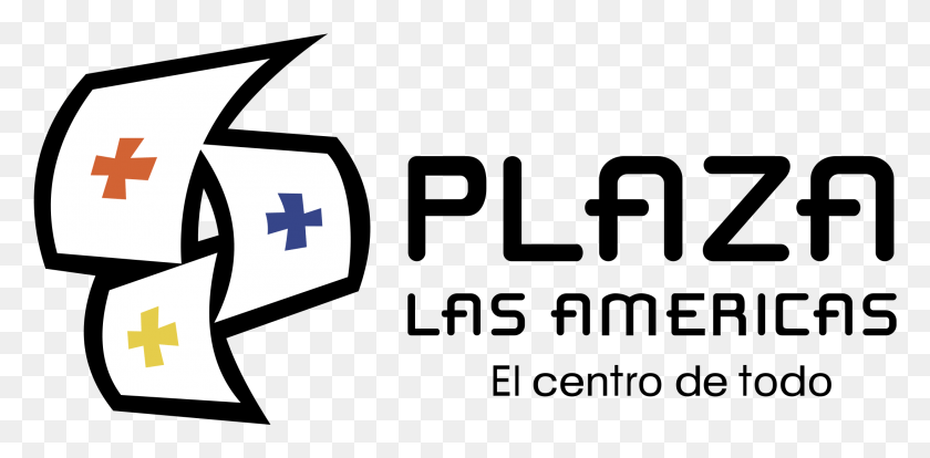 2191x997 Plaza Las Americas Logo Transparent Plaza Las Americas Logo, Symbol, First Aid, Face HD PNG Download