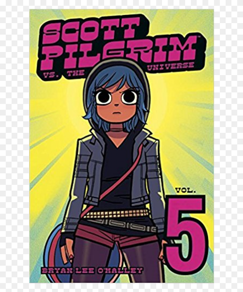 640x951 Descargar Png / Scott Pilgrim Comics, Libro, Póster, Publicidad Hd Png