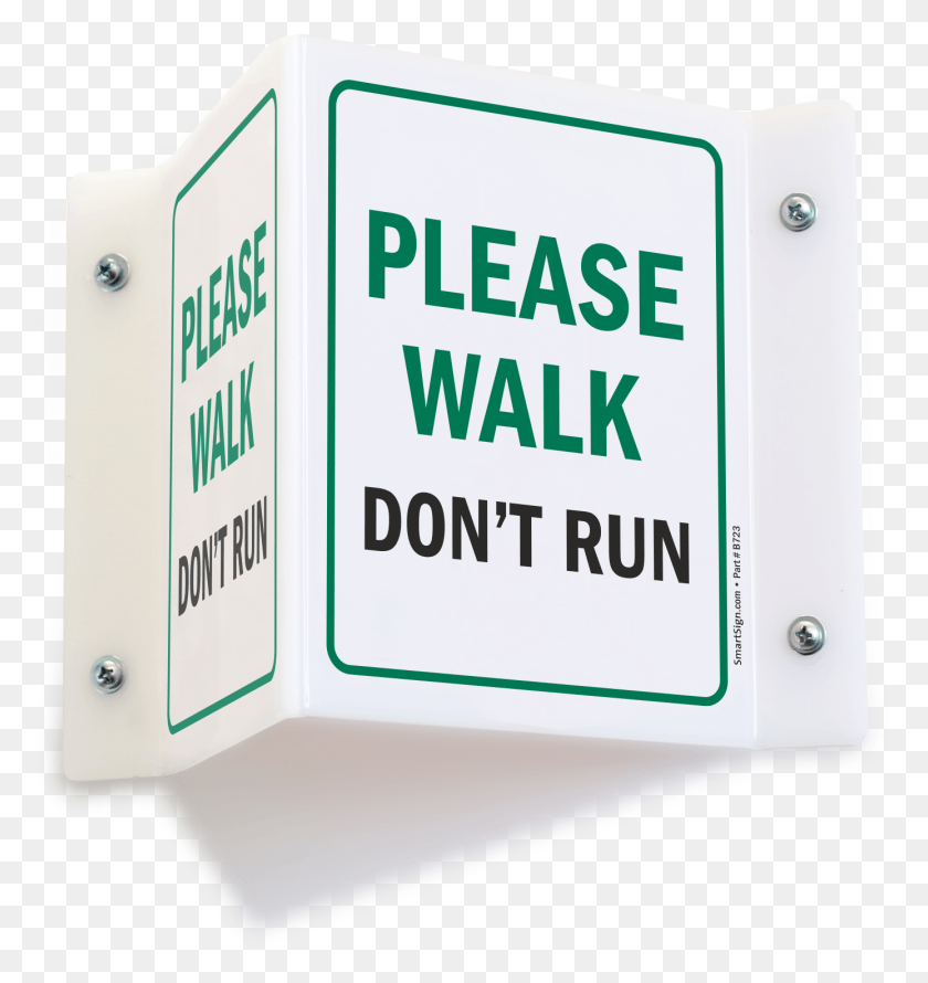 1387x1476 Please Walk Don39t Run Sign Walk Dont Run Sign, Word, Label, Text HD PNG Download