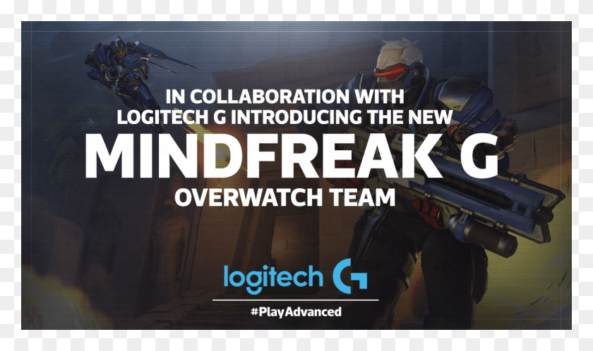 1200x675 Pleased To Announce The New Mindfreak G Overwatch Team Logitech, Person, Human, Gun HD PNG Download