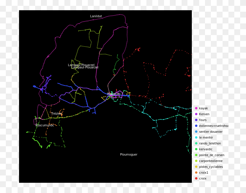 720x600 Plouarzel Openstreetmap Wiki Map, Участок, Диаграмма, На Открытом Воздухе Hd Png Скачать