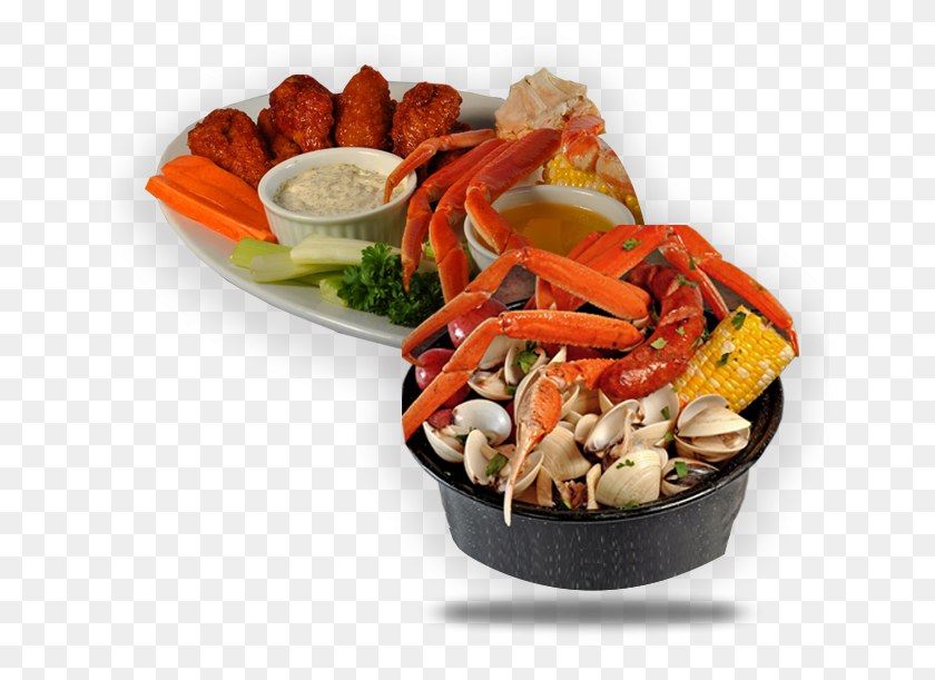 651x551 Pluckers Wing Amp Crab Shack Pluckers Wing Amp Crab Shack, Meal, Food, Dish HD PNG Download