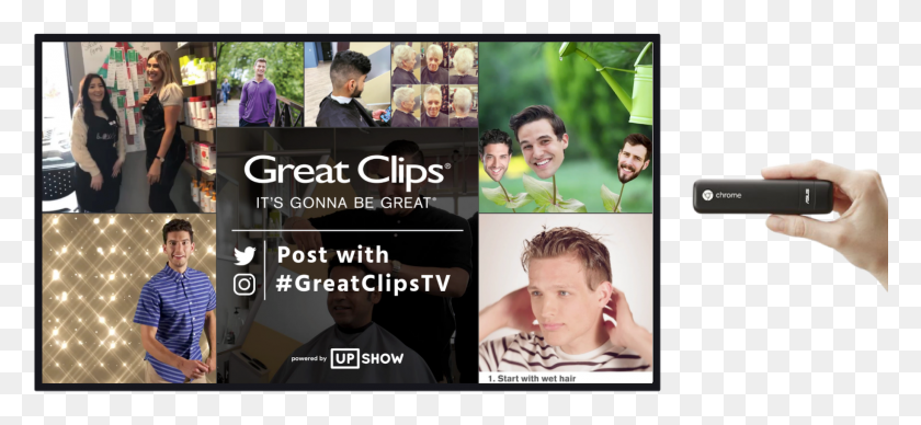 1829x770 Plug And Play Great Clips, Person, Human, Head HD PNG Download