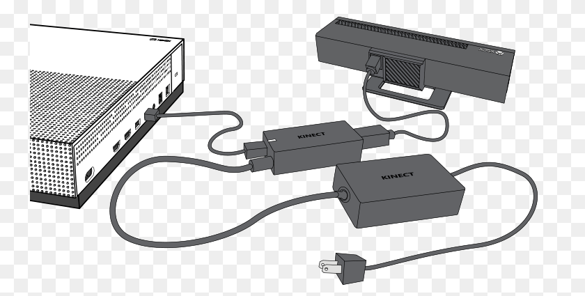 Plug In Kinect To Xbox One Kinect Cable For Xbox One, Adapter, Electronics, Hardware, Bulldozer Transparent PNG