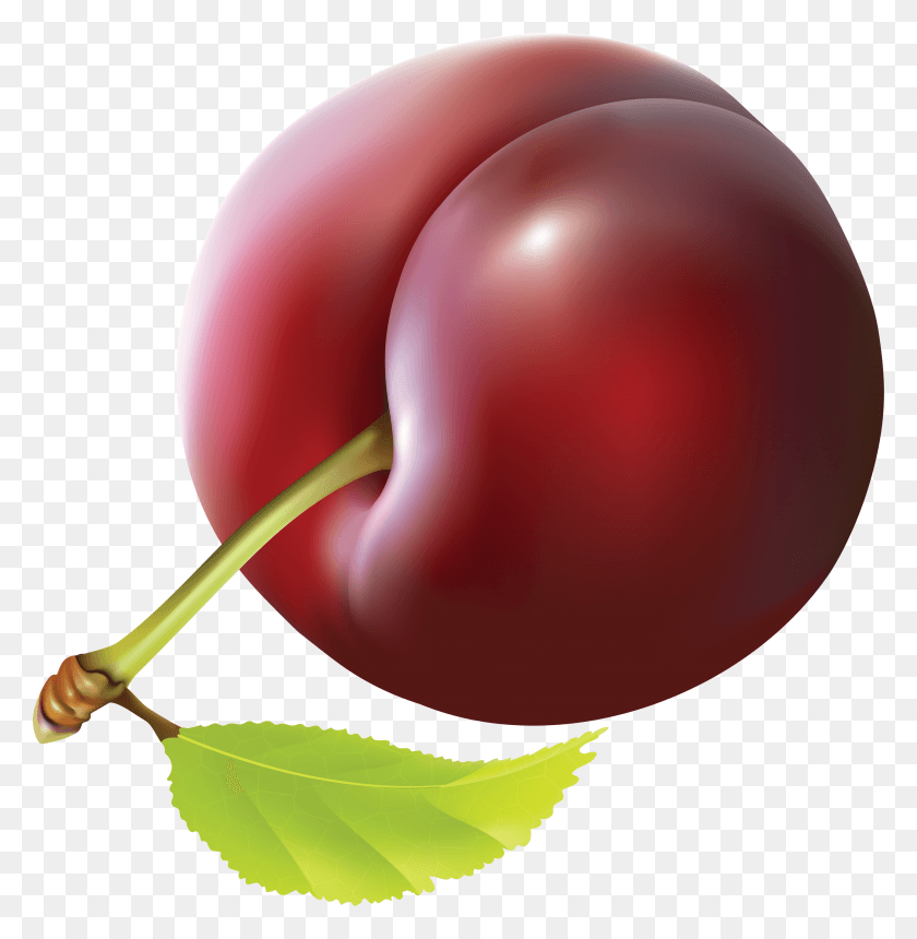 3413x3504 Plum Image Clipart Image Of Plum, Plant, Fruit, Food HD PNG Download