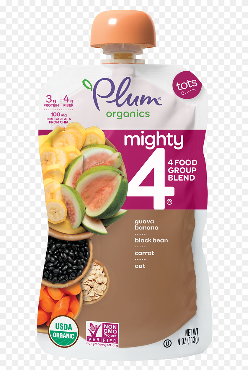 601x1194 Plum Organics Mighty, Planta, Fruta, Alimentos Hd Png