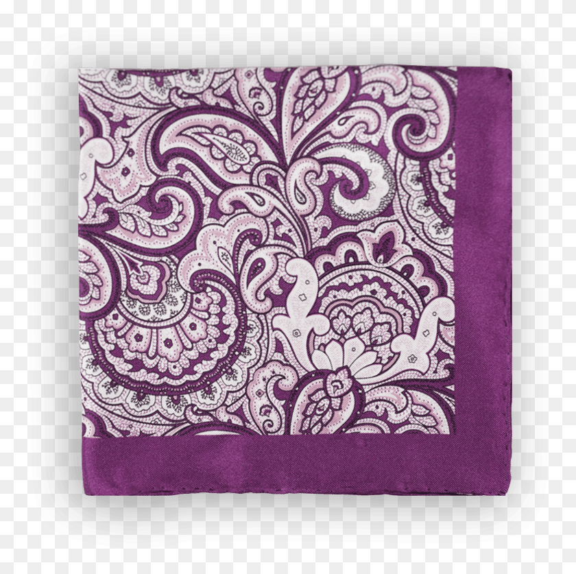 771x777 Plum Paisley Paisley, Pattern, Rug, Floral Design HD PNG Download