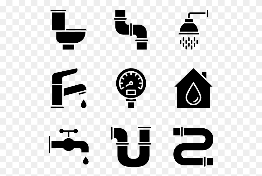 529x505 Plumber Tools Plumbing Icon Pack, Gray, World Of Warcraft HD PNG Download