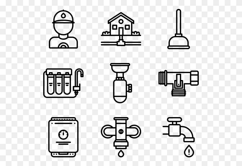 541x517 Plumber Utensils Icon Transparent Background, Gray, World Of Warcraft HD PNG Download