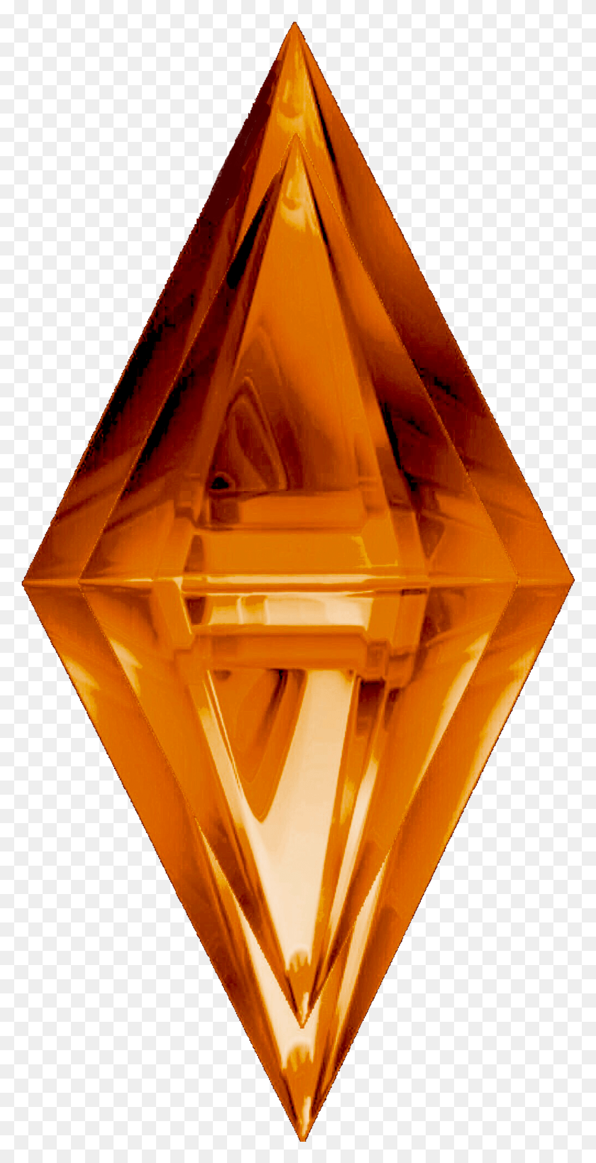 1007x2039 Plumbob Sims, Crystal, Triángulo, Esfera Hd Png