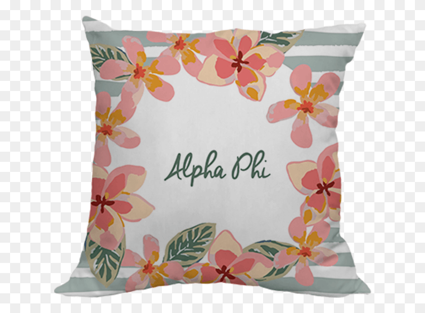 628x559 Plumeria Flowers Sorority Throw Pillow Cushion HD PNG Download