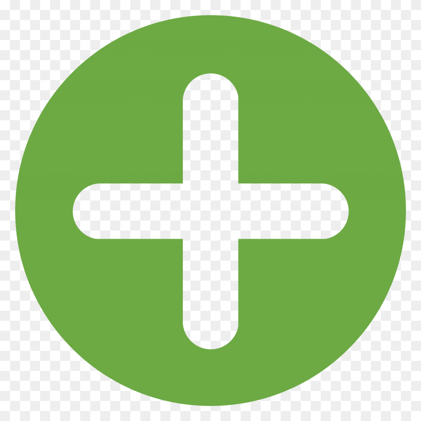 3461x3461 Plus Button Green Gp 17 Tk, Cross, Symbol, First Aid HD PNG Download