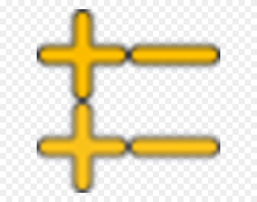 600x600 Plus Minus Small Yellow Image Cross, Weapon, Weaponry, Bomb HD PNG Download