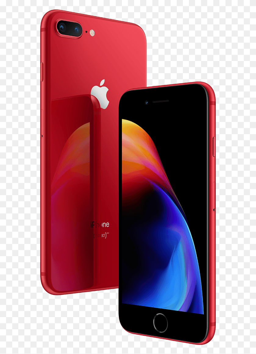 577x1101 Descargar Png Plus Producto Rojo Edici Rojo Iphone 8 Plus, Teléfono Móvil, Electrónica Hd Png