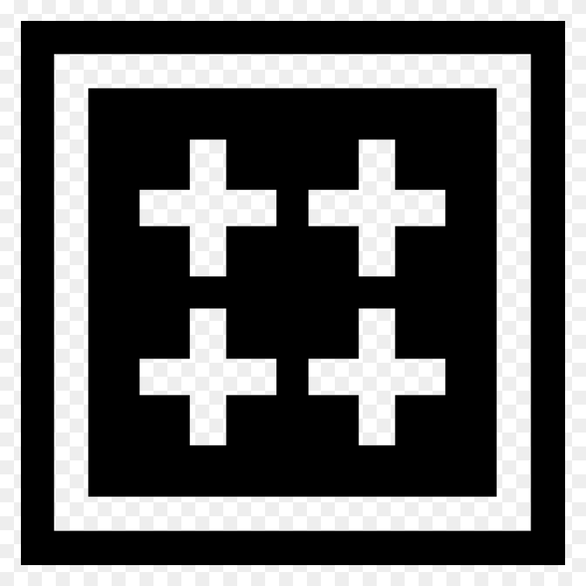 980x980 Знаки Плюс Внутри Абстрактного Дизайна Комментарии Крест, Первая Помощь, Символ, Подушка Hd Png Скачать