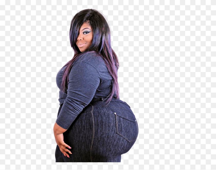 433x601 Plus Size Black Woman, Sleeve, Clothing, Apparel HD PNG Download