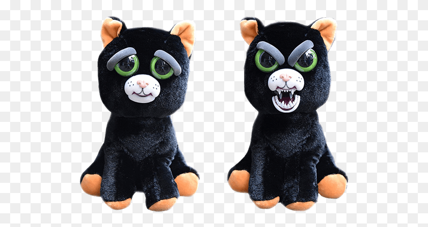 529x387 Plush Toys Feisty Pets Black Cat, Toy HD PNG Download