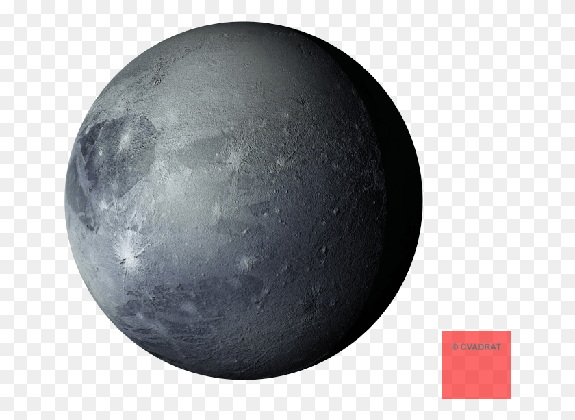653x553 Descargar Png / Planeta Plutón, Luna, El Espacio Exterior, La Noche Hd Png