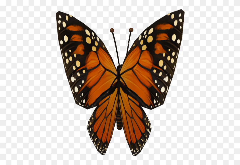 454x518 Pm 25865 Butterfly Sequence 00002 9252014 Monarch Butterfly, Insect, Invertebrate, Animal HD PNG Download