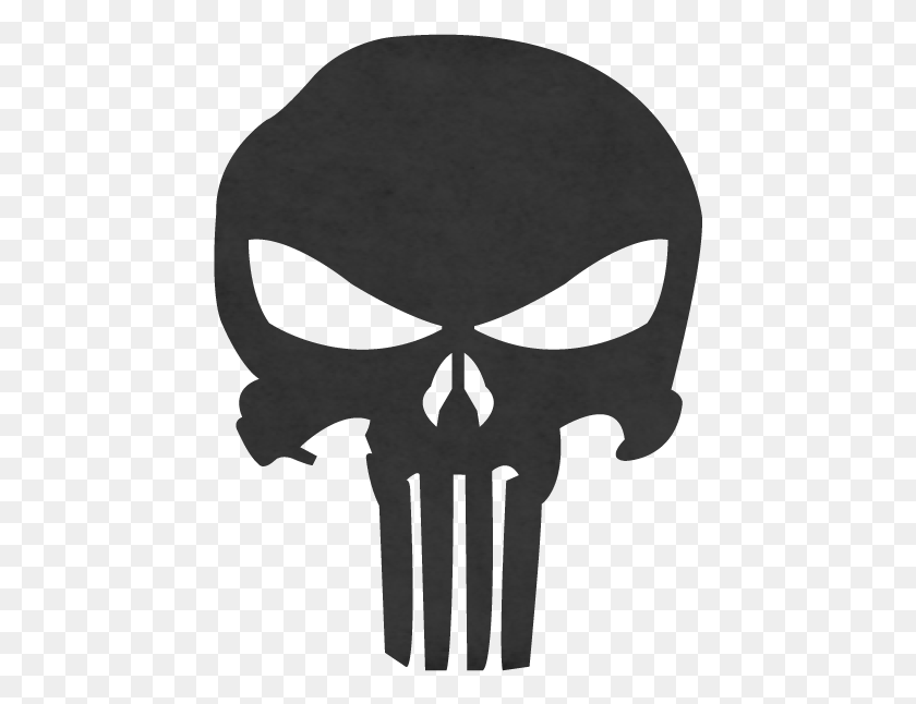 449x586 Pm 8761 Reticule 11282012 Punisher Skull, Stencil, Mask HD PNG Download