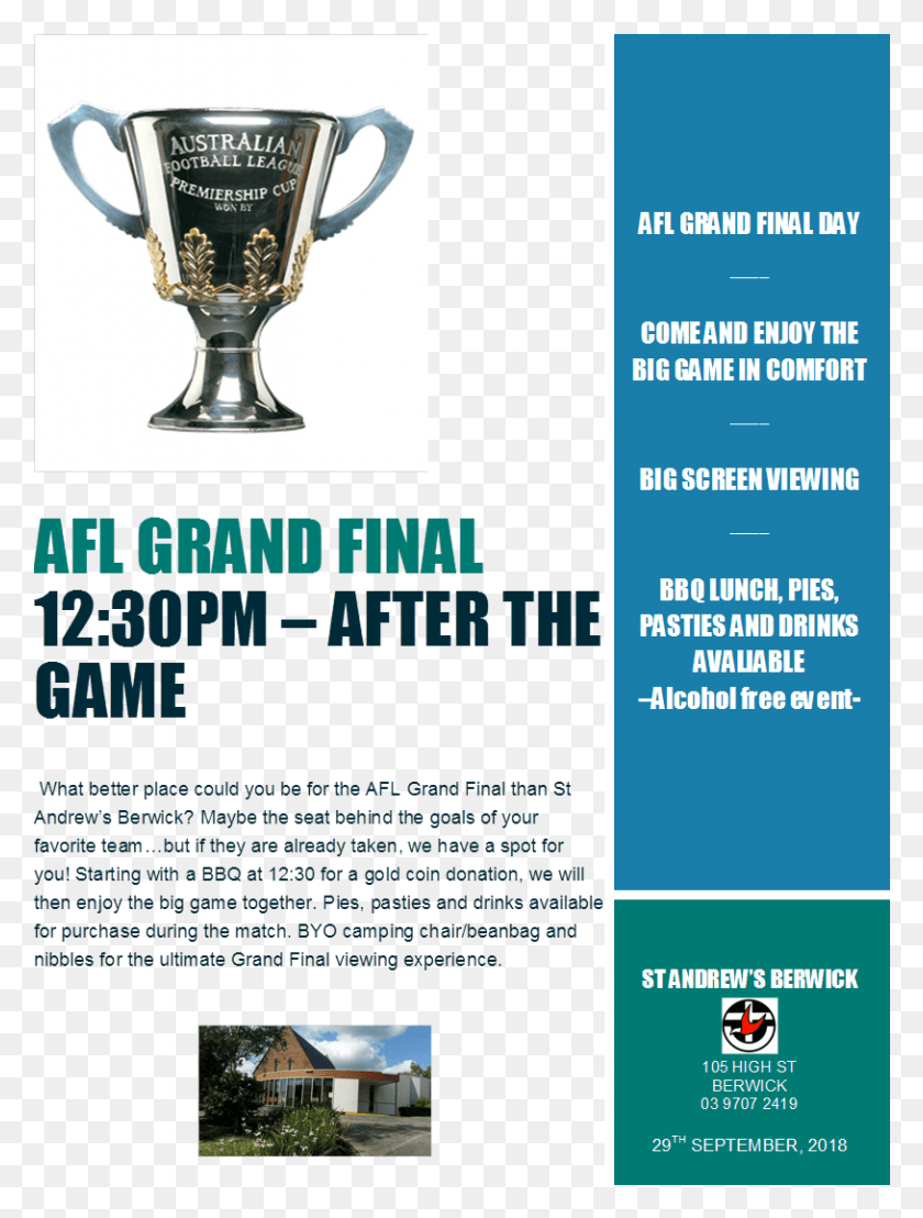 814x1094 Pm 912703 Casey Ym Club Poster Version Sept Grand Final 2018 Afl, Flyer, Paper, Advertisement HD PNG Download