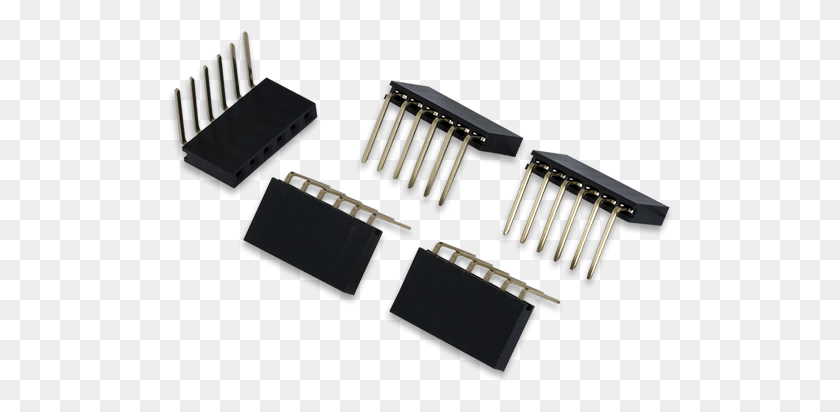 508x352 Pmod Female Right Angle 6 Pin Header Product Image Match, Comb, Mansion, House HD PNG Download