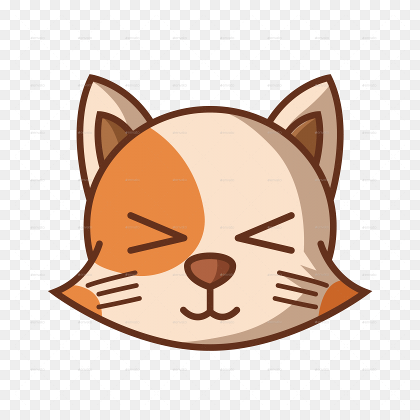 2469x2470 Pngcat Funny Icon 13 Cats Face Funny Cartoon, Mammal, Animal, Pet HD PNG Download