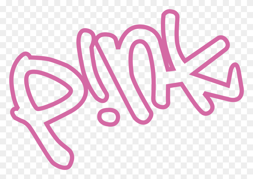 2117x1453 Pnk Logo Прозрачный Усилитель Svg Vector Freebie Supply Pink Логотип Певца, Текст, Почерк, Динамит Png Скачать