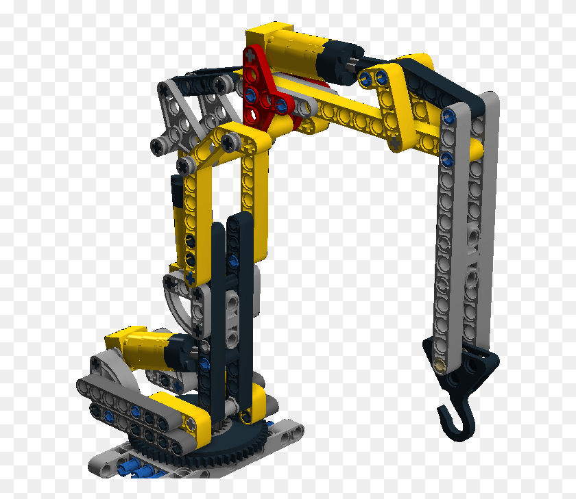 619x669 Пневматический Кран-Манипулятор, Робот, Строительный Кран Hd Png Скачать