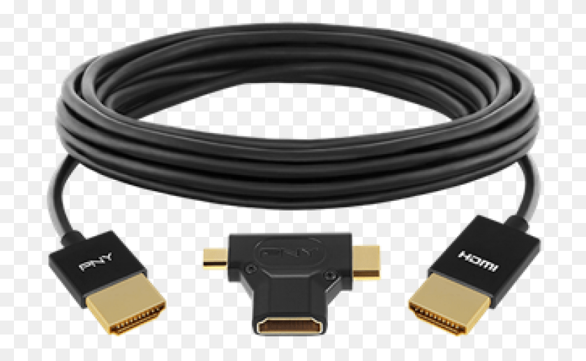 712x458 Pny Hdmi In 3 Cable, Adapter, Belt, Accessories HD PNG Download