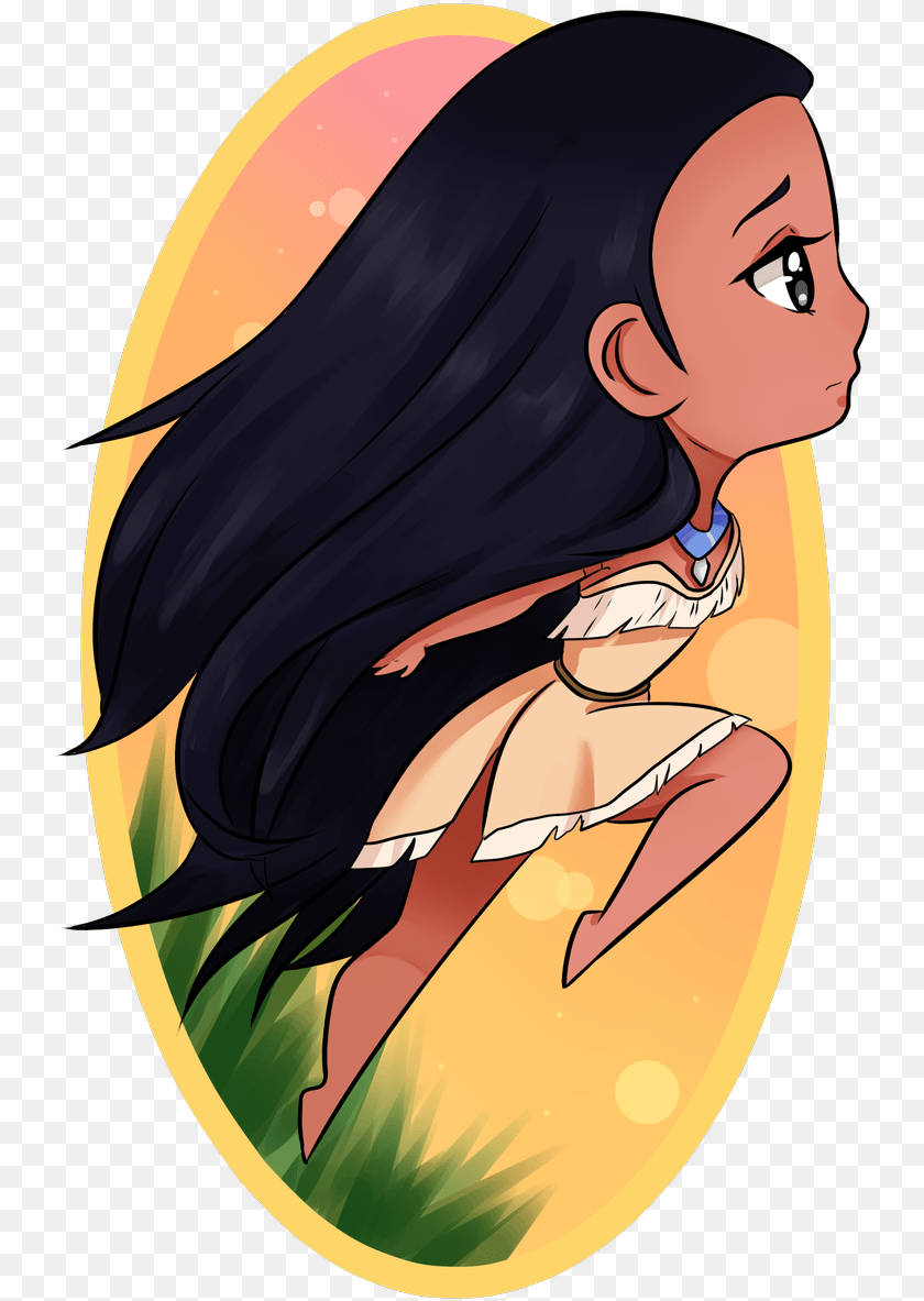 Pocahontas Chibi, Book, Comics, Publication, Photography Sticker PNG