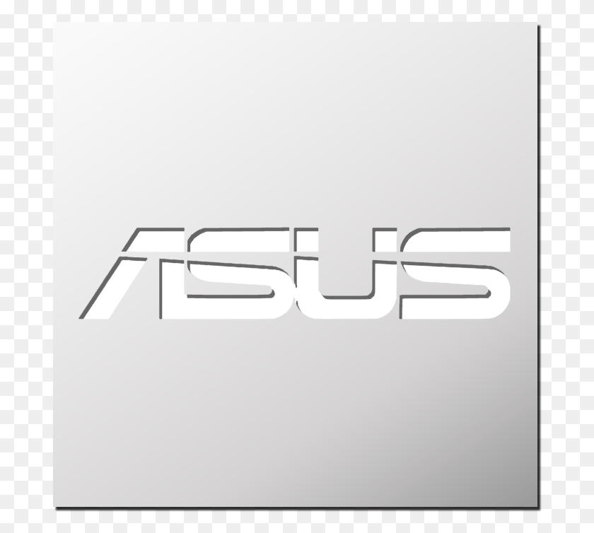 692x694 Pochoir Logo Asus Emblem, Подушка, Подушка, Текст Png Скачать
