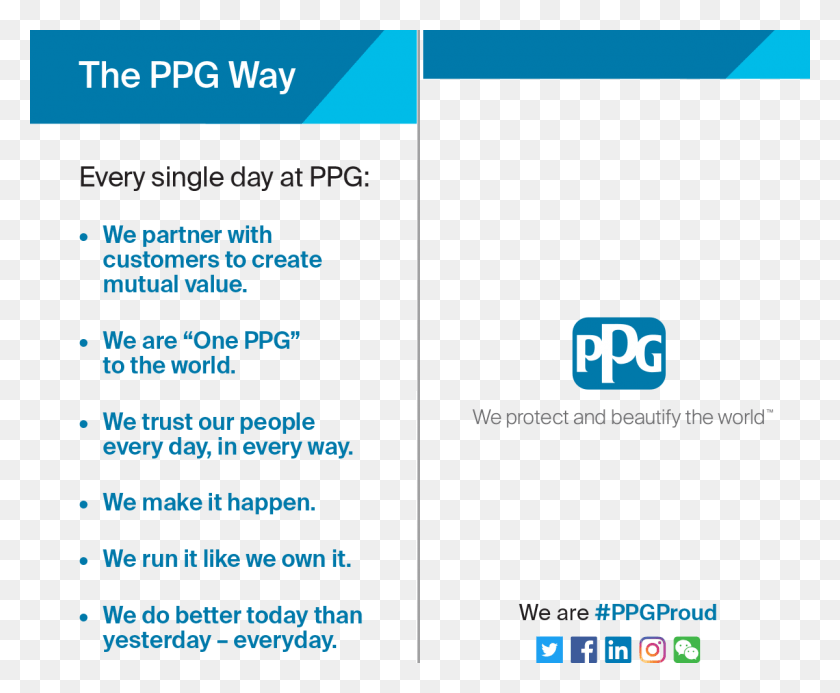 1200x975 Pocket Card With Logo On Reverse Ppg Industries, Text, Flyer, Poster HD PNG Download