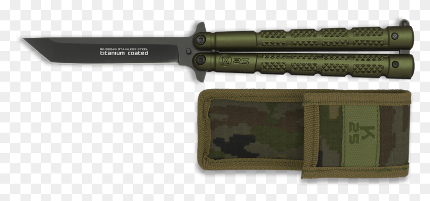 1112x477 Pocket Knife K25 Butterfly 10 Cm Rifle, Weapon, Weaponry, Gun HD PNG Download