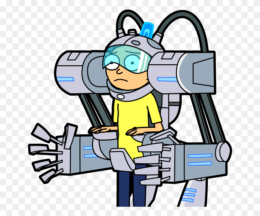 661x639 Pocket Mortys Exoskeleton Morty, Astronaut, Outdoors, Scientist HD PNG Download
